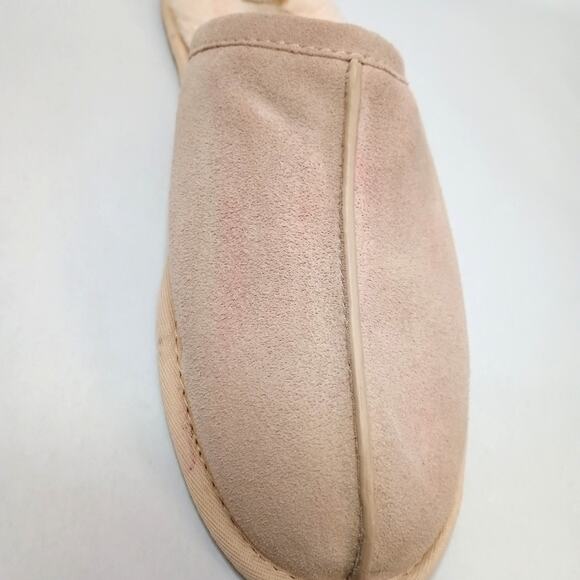 UGGplush Scuff Slippers Women’s Size 11 Pink Suede Slip-On - Picture 4 of 10